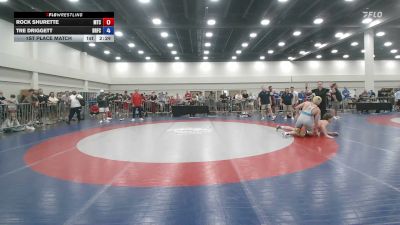 190 lbs 1st Place Match - Rock Shurette, Minion Training Center vs Tre Driggett, Brevard FCA