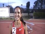 Lisa Aguilera just misses A standard 9:43 1st steeple USATF High Performance Meet 2011