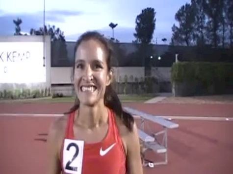 Lisa Aguilera just misses A standard 9:43 1st steeple USATF High Performance Meet 2011