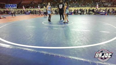 90 lbs Consolation - Mikayela Valdez, Wesley Wrestling Club vs Kenleigh Henry, Powerhouse Wrestling Academy