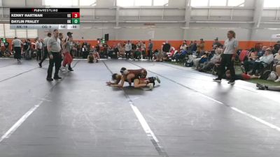 96 lbs Finals (8 Team) - Kenny Hartman, Kardiac Kidz vs Daylin Fraley, Ohio Gold