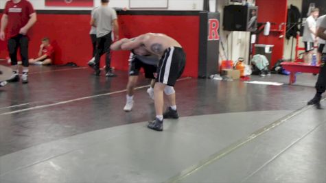 Nic Aguilar And Peter Lipari Sparring After Practice