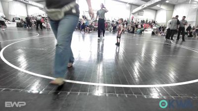 35 lbs Quarterfinal - Chet Clay, Skiatook Youth Wrestling vs Ammy Crisp, Wagoner Takedown Club
