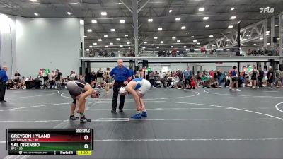 190 lbs Round 7 (8 Team) - Greyson Hyland, Centurion WC vs Sal Disensio, GPS