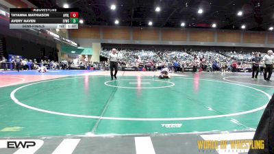 150 lbs Semifinal - Tayanna Mathiason, Apollo Mat Club vs Avery Naven, Elite Force Wrestling Club