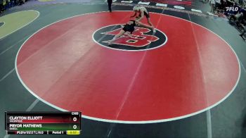 Cons. Round 3 - Clayton Elliott, Valentine vs Pryor Mathews, ONeill