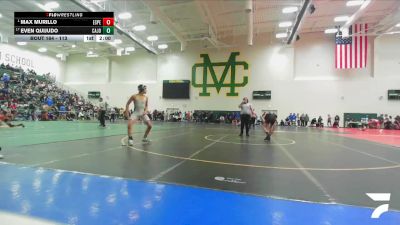 113 lbs Champ. Round 2 - Max Murillo, Esperanza vs Even Quijudo, Cajon