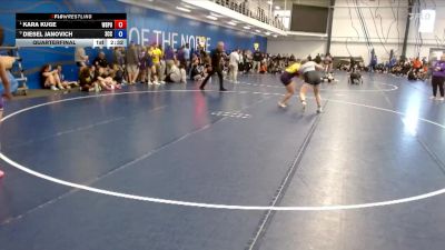 180 lbs Quarterfinal - Kara Kuge, Wisconsin Stevens Point vs Diesel Janovich, Southeast CC