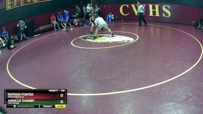 128 lbs Cons. Round 1 - Nathan Fontes, Paso Robles HS vs Addicus Dansby, The Empire