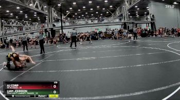 175 lbs Round 6 (8 Team) - Liam Johnson, Team Shutt Garnett Trained vs AJ Corp, PA Alliance