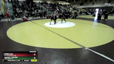 62 lbs Semifinal - Cash Lua, 951 Wrestling Club vs Mateo Castro, Mantanona TC