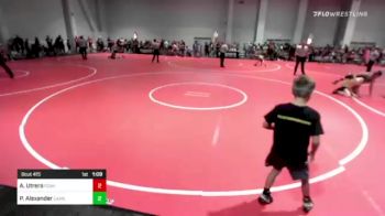 130 lbs Quarterfinal - Abram Ikaika Utrera, Fcahi vs Peyton Alexander, Camel Kids