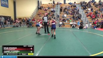 105 lbs Round 3 - Cassidy O`Connell, Crass Trained Wrestling vs Kylie Stichman, Waupaca Wrestling