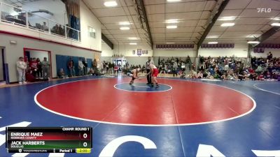 190 lbs Champ. Round 1 - Jack Harberts, Douglas vs Enrique Maez, Niobrara County