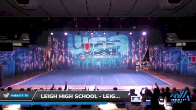 Leigh High School - Leigh Varsity [2022 High School -- Band Chant -- Cheer] 2022 USA Nationals: Spirit/College/Junior