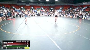 120 lbs Cons. Round 2 - Emme Delisle, Brighton vs Olivia Root, Holt