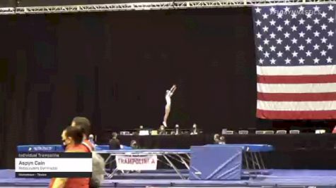 Aspyn Cain - Individual Trampoline, Rebounders Gymnastic - 2021 USA Gymnastics Championships