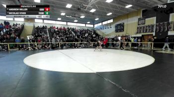 120 lbs Round Of 16 - Andrew Miller, Greenwich vs Nicolas Vives, Trumbull