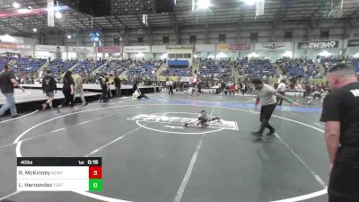 40 lbs Consolation - Rowan McKinney, Montrose Elite vs Luciano Hernandez, Fort Lupton