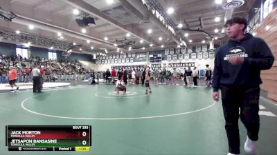 157 lbs 3rd Place Match - Jetsapon Bansasine, Temecula Valley vs Jack Morton, Temecula Valley