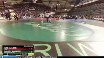 1 lbs Quarterfinal - Clayton Jeanneret, Jenkins (Chewelah) vs Nate Dahlgren, Forks