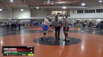235 lbs Cons. Round 4 - McKenna Hanes, FINDLAY vs Nour Sharban, Cumberland Valley Hs