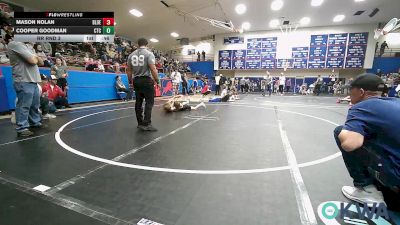 70 lbs Rr Rnd 3 - Mason Nolan, Blue Devil Wrestling vs Cooper Goodman, Chandler Takedown Club