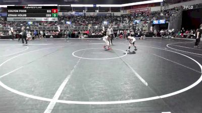92 lbs Quarterfinal - Colton Foos, Nixa Youth Wrestling vs Ethan Holub, Council Grove Wrestling Club