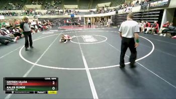 106 lbs Semis & 1st Wrestleback (8 Team) - Hayden Ulloa, North Scott vs Kaleb Runde, Holmen