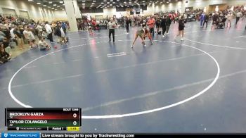 127 lbs Quarterfinal - Brooklyn Garza, TX vs Taylor Colangelo, AZ