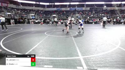 135.6 lbs Semifinal - Millie Jensen, Nebraska Wrestling Academy vs Ashley Slade, Slade