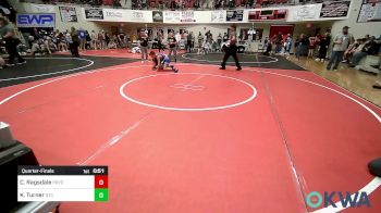 85 lbs Quarterfinal - Colt Ragsdale, Pryor Tigers vs Kamden Turner, Owasso Takedown Club