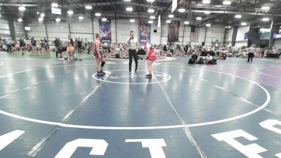 185 lbs Rr Rnd 1 - Zoey White, Elm Street Grapplers vs Madison Shrader, Indiana Outlaws Purple