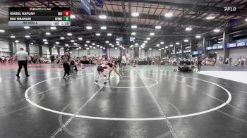 114 lbs Rr Rnd 2 - Isabel Kaplan, Indiana Outlaws Pink vs Mai Graham, Steel Valley Vixens