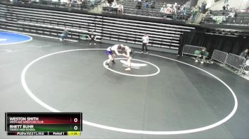 123 lbs Champ. Round 2 - Weston Smith, Westlake Wrestling Club vs Rhett Buhr, Tooele High School