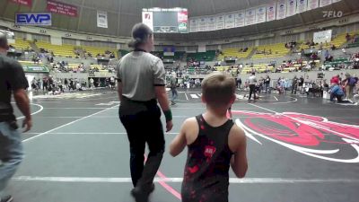 52 lbs Quarterfinal - Billy Anderson, Fayetteville Wild Hog Wrestling vs Chevvii Ross, Battlefield Wrestling Club