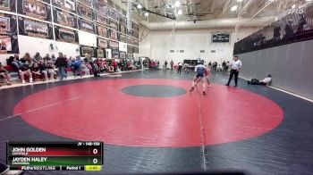 148-150 lbs Round 2 - Jayden Haley, Chaparral vs John Golden, Chatfield