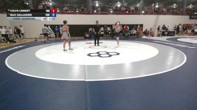 57 kg Cons. Quarters - Colyn Limbert, Pittsburgh Wrestling Club vs Max Gallagher, Pennsylvania RTC