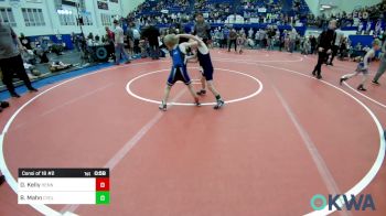 46 lbs Consi Of 16 #2 - Daniel Kelly, Hennessey Takedown Club vs Breccan Mahn, Cyclone Wrestling Club