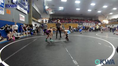 70 lbs Consolation - Ledger Wright, Powerhouse Wrestling Club vs Jett Hinz, Weatherford Youth Wrestling