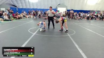84 lbs Round 3 (8 Team) - Gunner Perkins, Ohio Gold 24k vs Lucas Mazzarella, Olmsted Falls