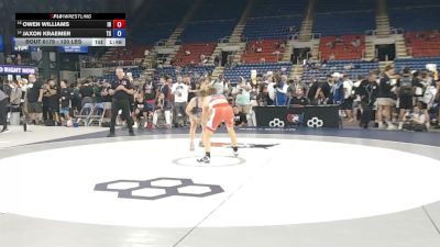 120 lbs Cons. Rd Of 32 - Owen Williams, Idaho vs Jaxon Kraemer, Texas