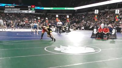 150 lbs Consi Of 16 #1 - Jesse Meza, Oakdale (SJ) vs Cooper Sheesley, Del Oro (SJ)