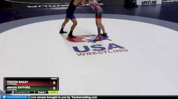 86 lbs Cons. Round 3 - Armon Bayford, California vs Tristen Bailey, California