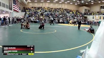 120 lbs Quarterfinal - Sura Gurung, NORTH vs Brenden McKee, BUCKEYE