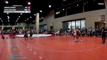 85 lbs Semis & 1st Wb (8 Team) - Abigail Harvey, RPA Blockbusters vs Layla Van Cura, Don`t Be Jelly
