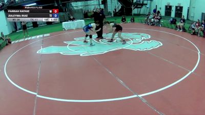100 lbs Farrah Rathje, Wisconsin vs Zuleyma Ruiz, Texas