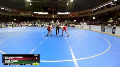 165 lbs Cons. Round 1 - Caleb Palmer, Red Mountain vs Benjamin Serrano, River Valley