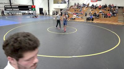 149 lbs Quarterfinal - Aaron Turner, Ohio Northern vs Robert Minden, Case Western Reserve