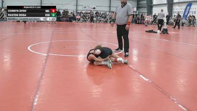 56 lbs Round 3 - 12:30pm Saturday - Corbyn Zitek, Nebraska Elite vs Paxton Rosa, Dynasty Death Row